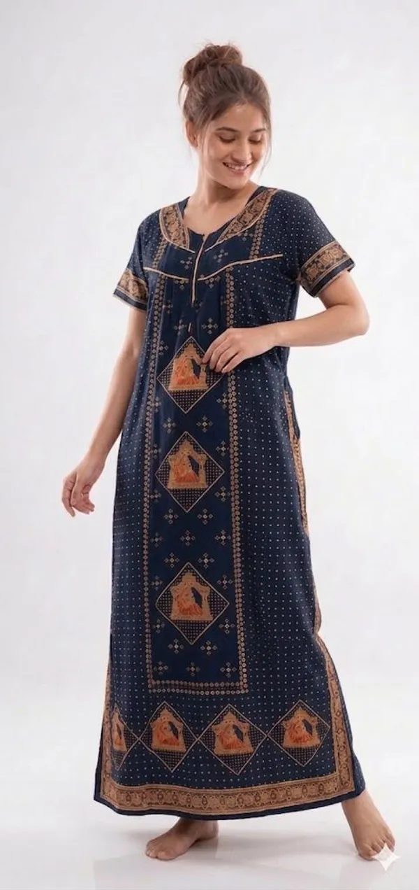 Priyanshu_Enterprises_Women_Nighty_(Dark_Blue)