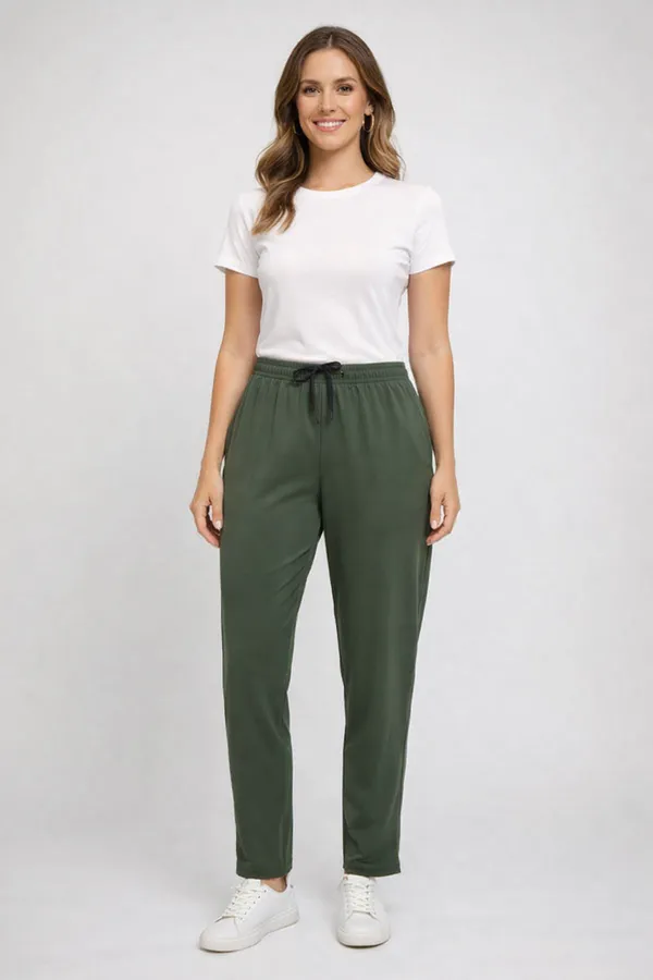 Olive_Cotton_And_Elastic_Premium_Lower_For_Women