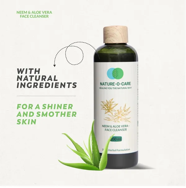 Neem_Aloe_Vera_Face_Cleanser_100Ml_Natural_Antibacterial_Face_Wash_For_Acne_Sensitive_Skin_Hydrating_Anti_Aging_With_Aloe_Vera_Neem_Extracts