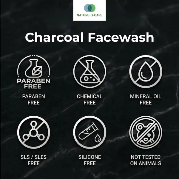 NATURE-O-CARE_Activated_Charcoal_Herbal_Face_Wash,_200ml_|_Organic_Cleanser_for_Men_&_Women