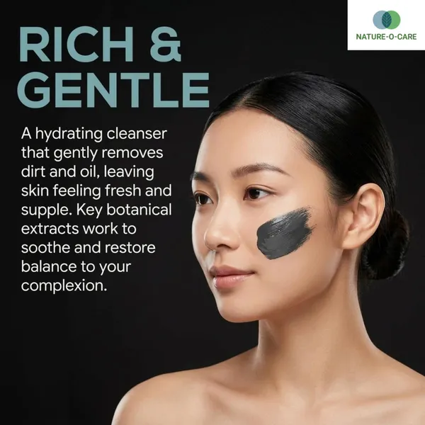 NATURE-O-CARE_Activated_Charcoal_Herbal_Face_Wash,_200ml_|_Organic_Cleanser_for_Men_&_Women