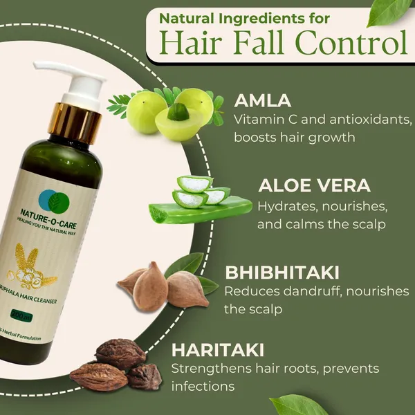 NATURE-O-CARE_Triphala_Hair_Cleanser,_200ml_|_Natural_Anti_Hair_Fall_Ayurvedic_Shampoo_for_Hair_Growth_|_Paraben_And_Sulphate_Free_Shampoo_|_Suitable_for_Men_&_Women