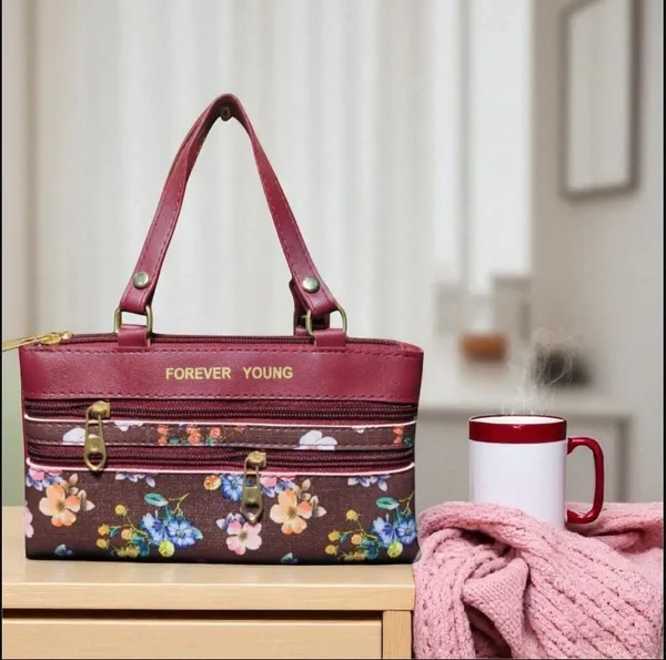 Blue_And_Maroon_PU_Sling_Bag_For_Women_Pack_Of_2