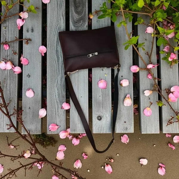 Maroon_PU_Sling_Bag_For_Women