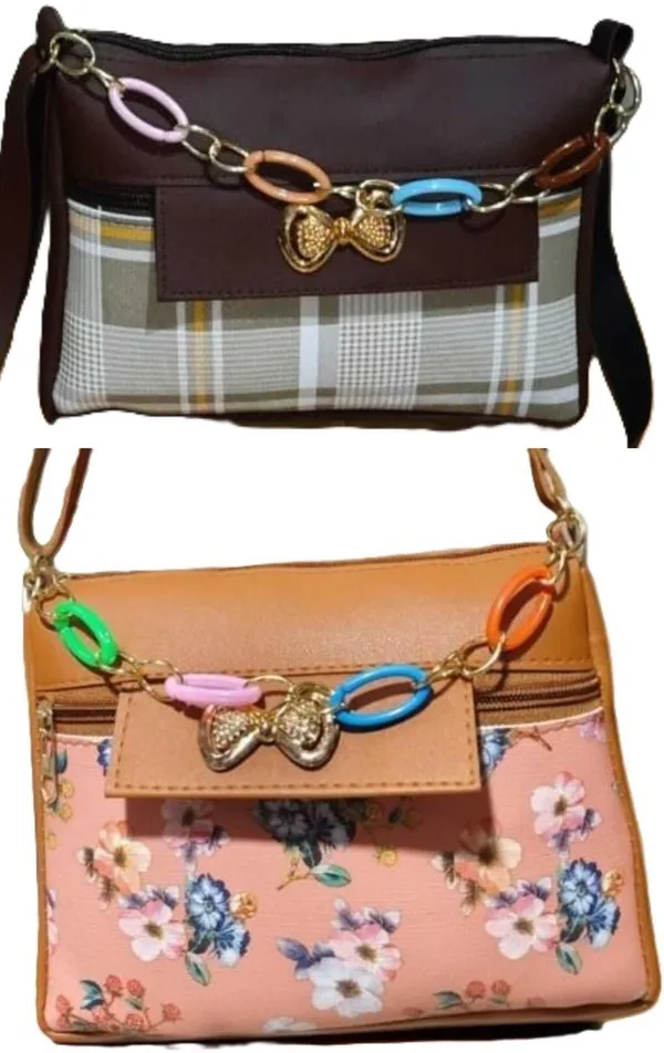 Maroon_And_Black_PU_Sling_Bag_For_Women_Pack_Of_2