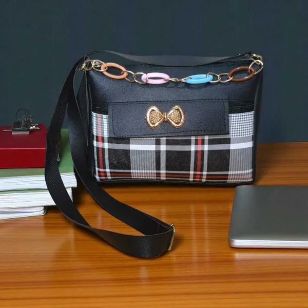 Tan_And_White_PU_Sling_Bag_For_Women_Pack_Of_2