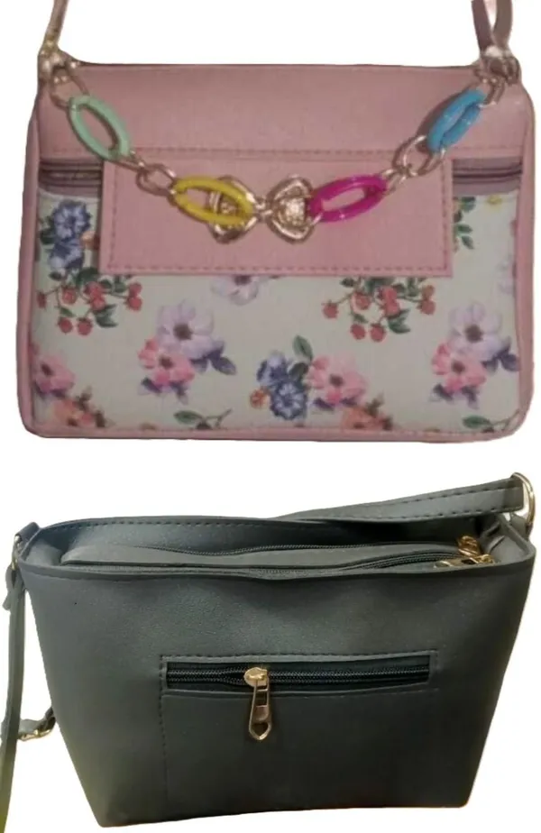 Tan_And_Maroon_PU_Sling_Bag_For_Women_Pack_Of_2