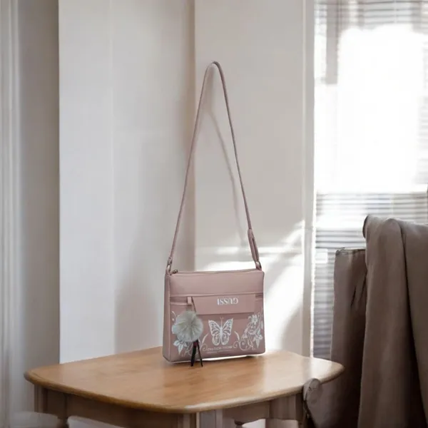Tan_And_Maroon_PU_Sling_Bag_For_Women_Pack_Of_2