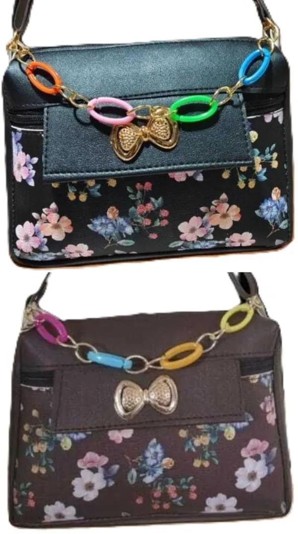Pink_And_Black_PU_Sling_Bag_For_Women_Pack_Of_2
