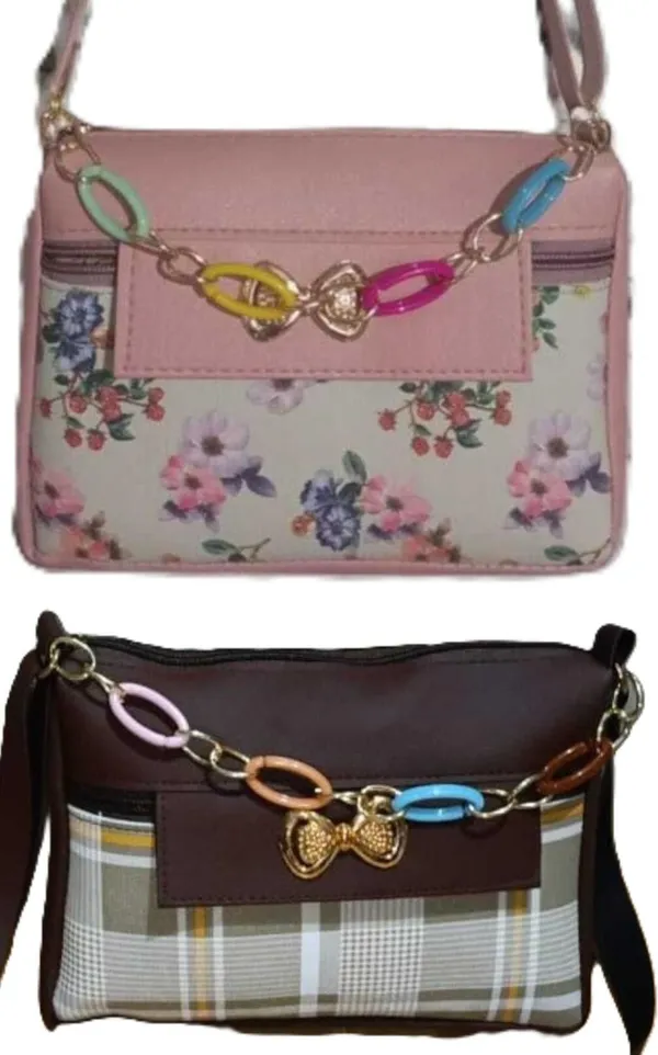 Pink_And_Green_PU_Sling_Bag_For_Women_Pack_Of_2