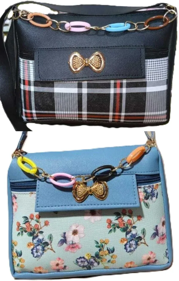 Black_And_Blue_PU_Sling_Bag_For_Women_Pack_Of_2