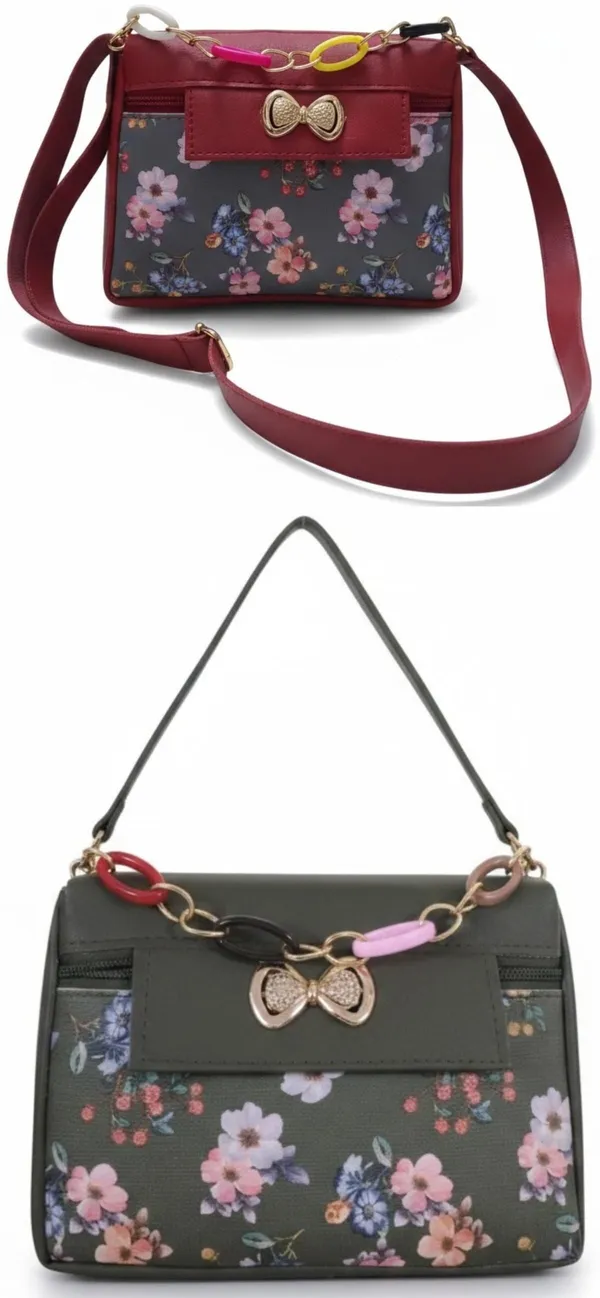 Black_And_Pink_PU_Sling_Bag_For_Women_Pack_Of_2