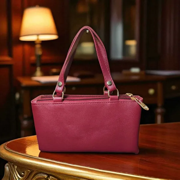 Black_And_Maroon_PU_Sling_Bag_For_Women_Pack_Of_2