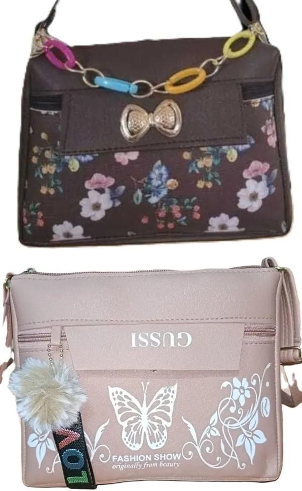 Black_And_Black_PU_Sling_Bag_For_Women_Pack_Of_2