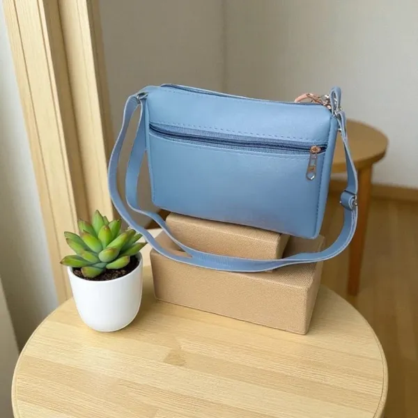 Brown_And_Green_PU_Sling_Bag_For_Women_Pack_Of_2