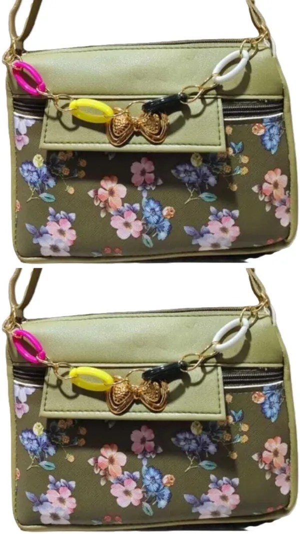 Brown_And_Green_PU_Sling_Bag_For_Women_Pack_Of_2