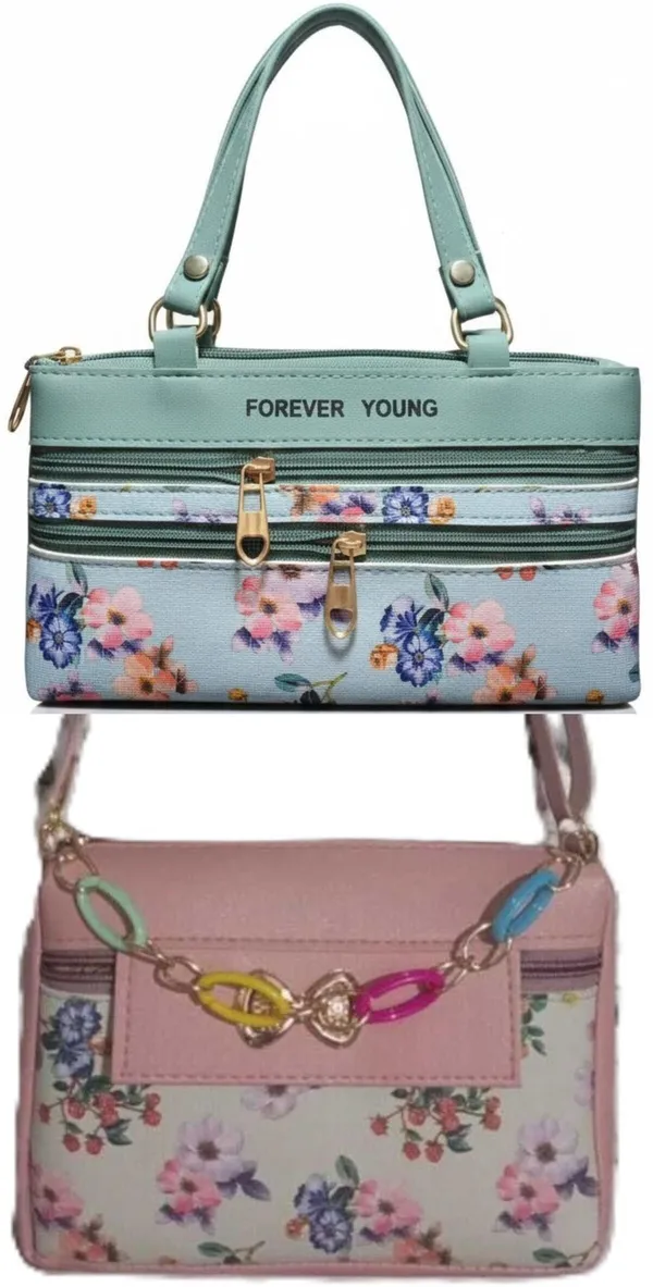 Pink_PU_Sling_Bag_For_Women_Pack_Of_2
