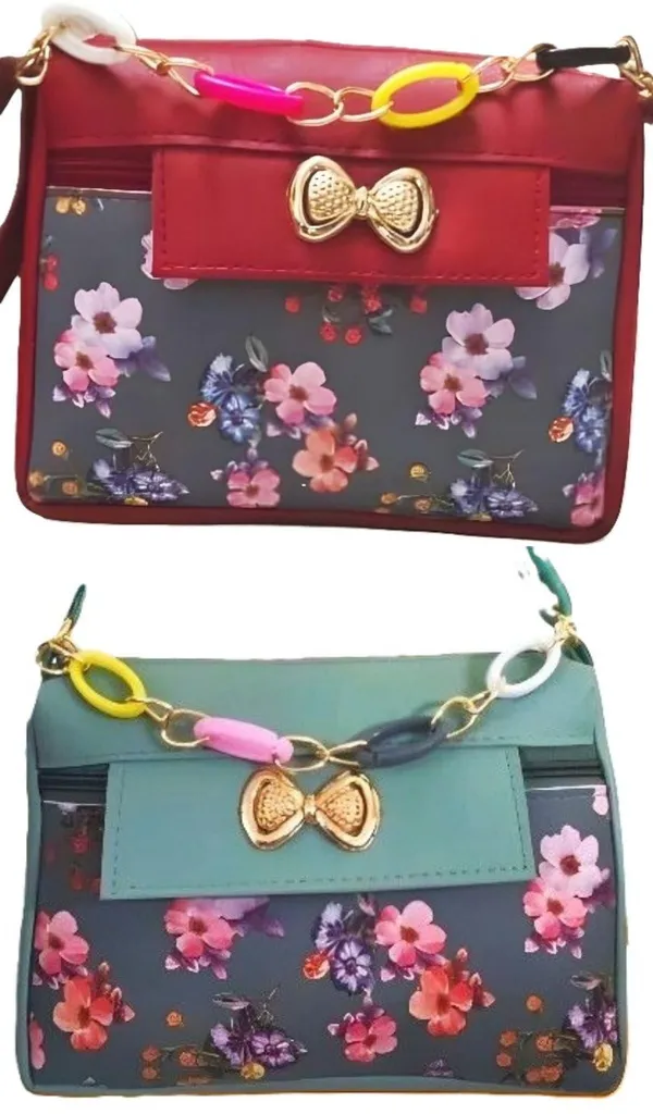 Pink_And_Maroon_PU_Sling_Bag_For_Women_Pack_Of_2