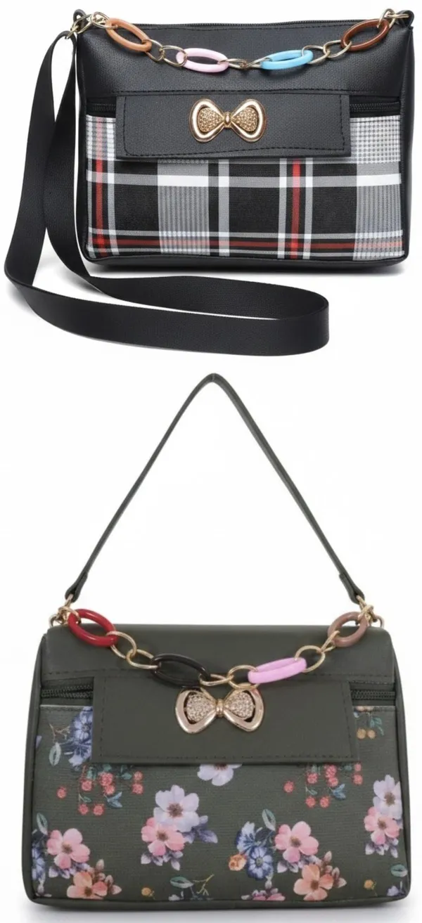 Pink_PU_Sling_Bag_For_Women_Pack_Of_2