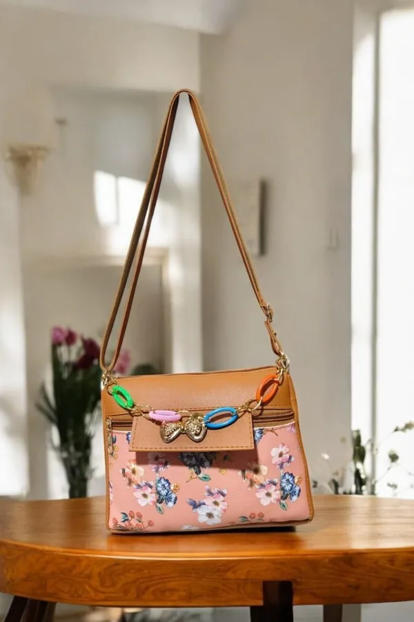 Maroon_And_Tan_PU_Sling_Bag_For_Women_Pack_Of_2