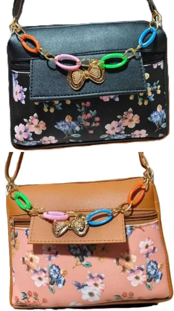 Pink_And_PUrple_PU_Sling_Bag_For_Women_Pack_Of_2