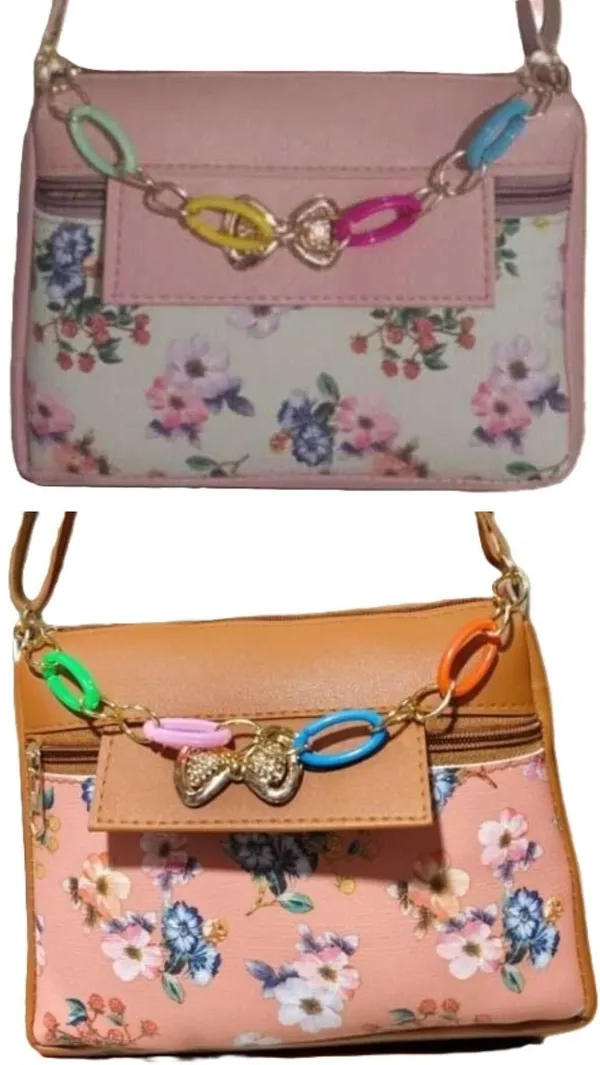 Pink_And_Tan_PU_Sling_Bag_For_Women_Pack_Of_2