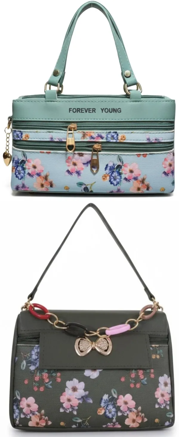 Pink_And_Grey_PU_Sling_Bag_For_Women_Pack_Of_2