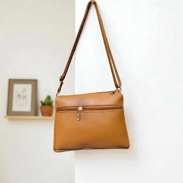 Tan_PU_Sling_Bag_For_Women