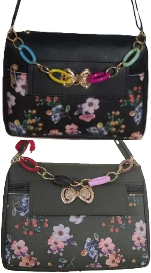 White_And_Gold_PU_Sling_Bag_For_Women_Pack_Of_2