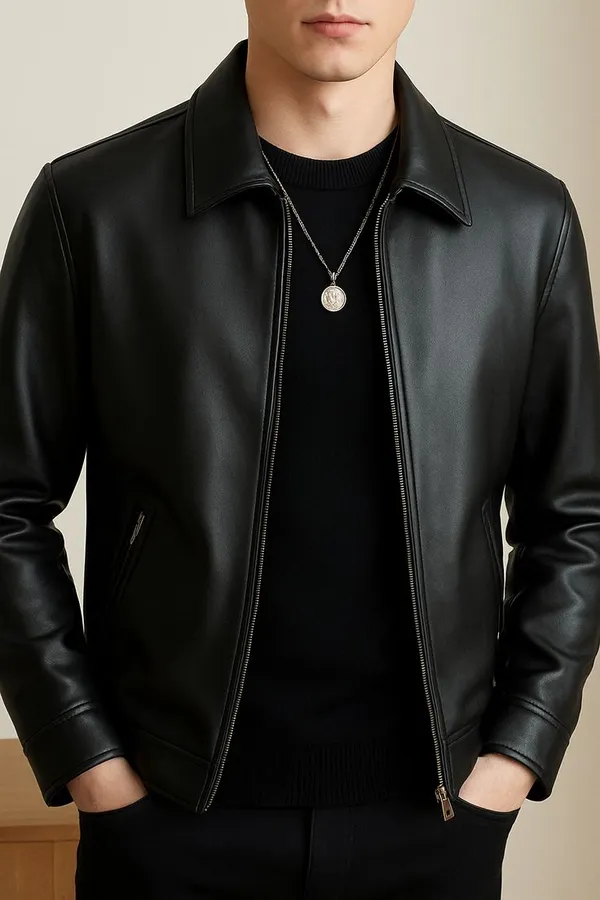 Men's_Premium_Black_Faux_Leather_Jacket_|_Classic_Zip-Up_Casual_Biker_Jacket_|_Stylish_Regular_Fit_Winter_Outerwear