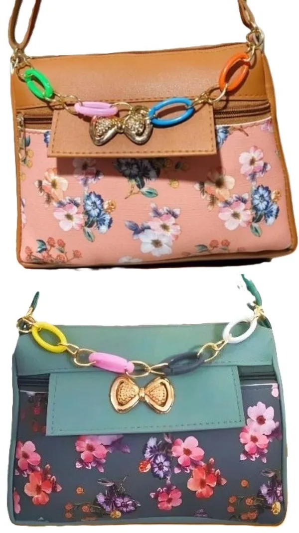 Pink_And_PUrple_PU_Sling_Bag_For_Women_Pack_Of_2