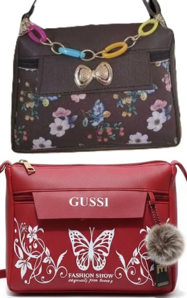 Maroon_PU_Sling_Bag_For_Women
