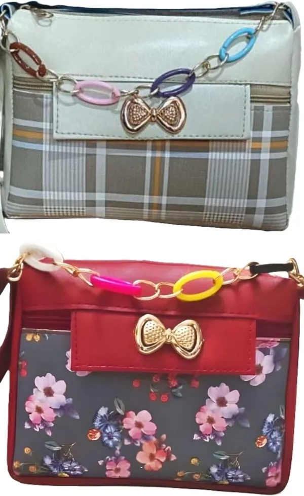 Maroon_And_White_PU_Sling_Bag_For_Women_Pack_Of_2