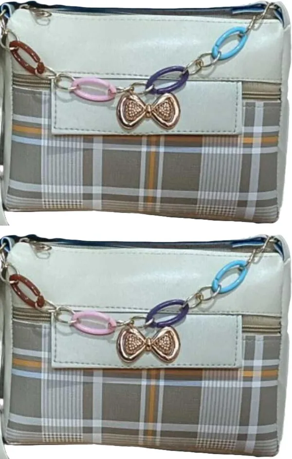 Tan_And_White_PU_Sling_Bag_For_Women_Pack_Of_2