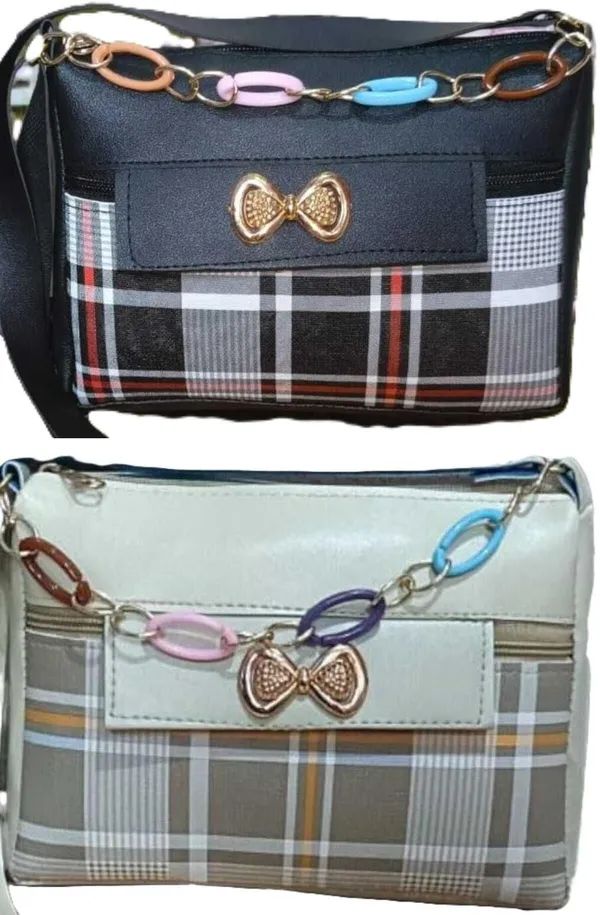 Tan_And_Multicolor_PU_Sling_Bag_For_Women_Pack_Of_2