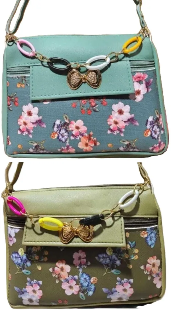 Pink_And_Black_PU_Sling_Bag_For_Women_Pack_Of_2