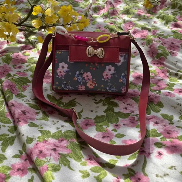 Pink_And_Green_PU_Sling_Bag_For_Women_Pack_Of_2