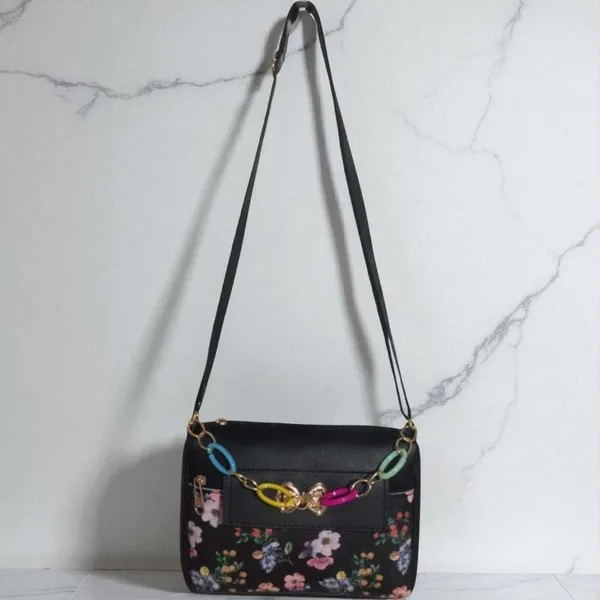 Black_And_Green_PU_Sling_Bag_For_Women_Pack_Of_2