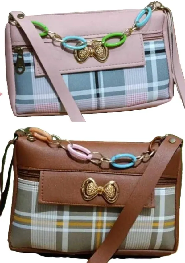 Black_And_Maroon_PU_Sling_Bag_For_Women_Pack_Of_2