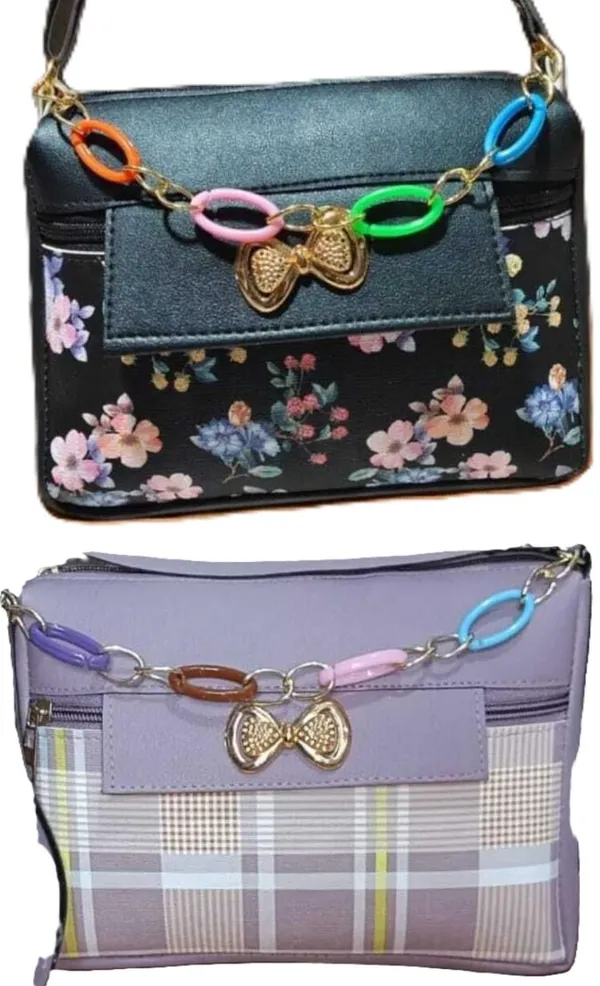 Black_And_Tan_PU_Sling_Bag_For_Women_Pack_Of_2