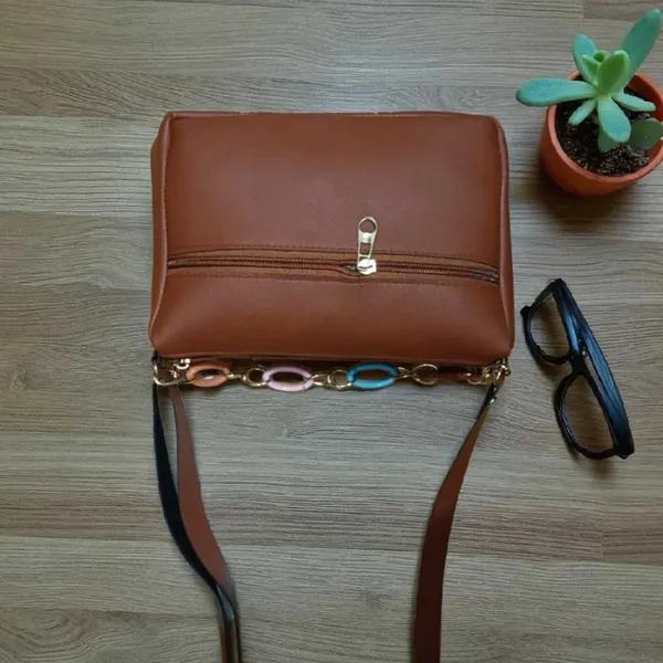 Black_And_Maroon_PU_Sling_Bag_For_Women_Pack_Of_2