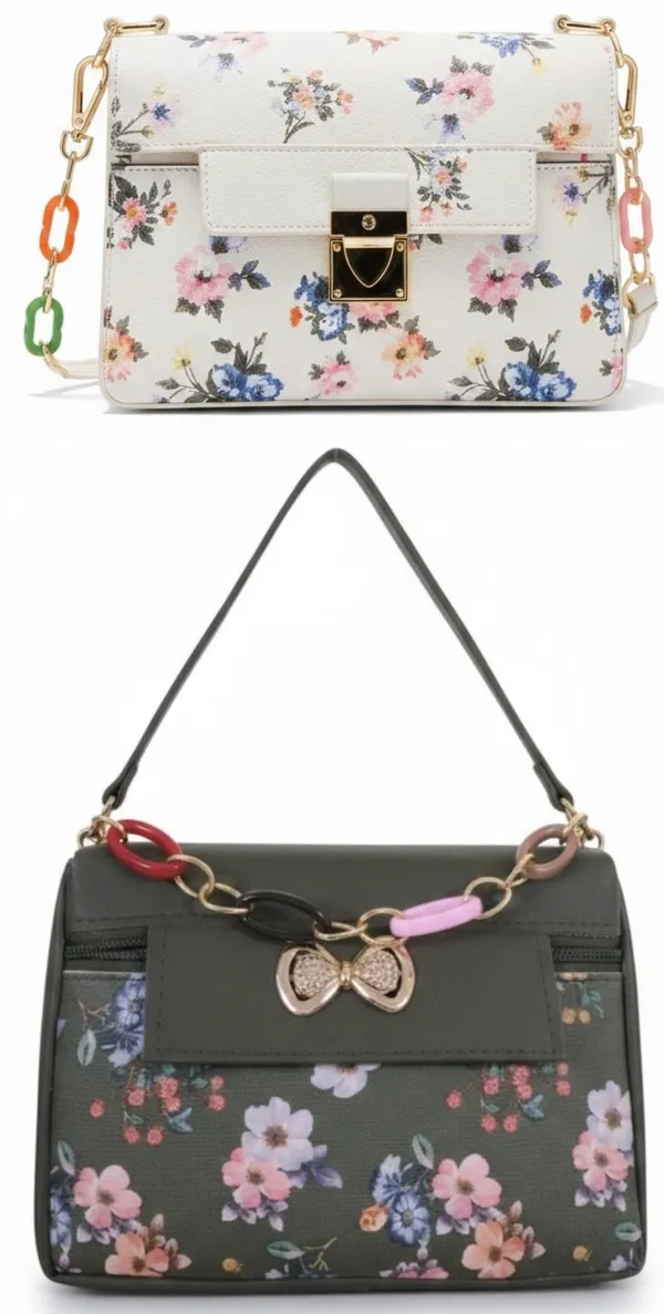 Pink_And_Green_PU_Sling_Bag_For_Women_Pack_Of_2