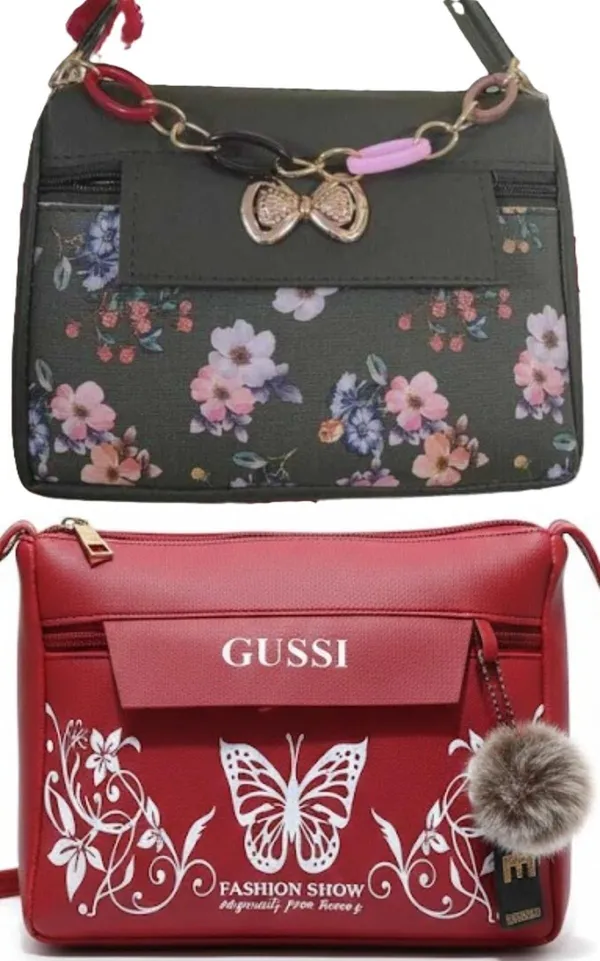 Pink_And_Green_PU_Sling_Bag_For_Women_Pack_Of_2