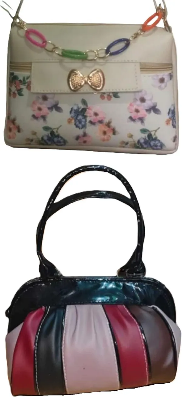 Tan_And_White_PU_Sling_Bag_For_Women_Pack_Of_2
