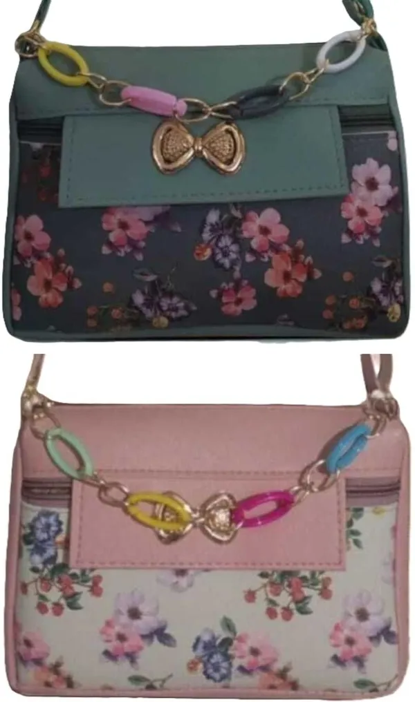 Green_And_PUrple_PU_Sling_Bag_For_Women_Pack_Of_2