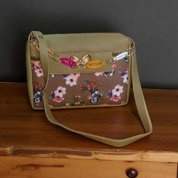Green_PU_Sling_Bag_For_Women