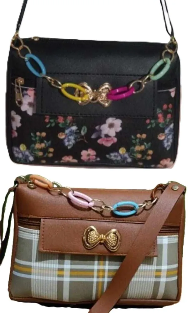 Green_And_Pink_PU_Sling_Bag_For_Women_Pack_Of_2
