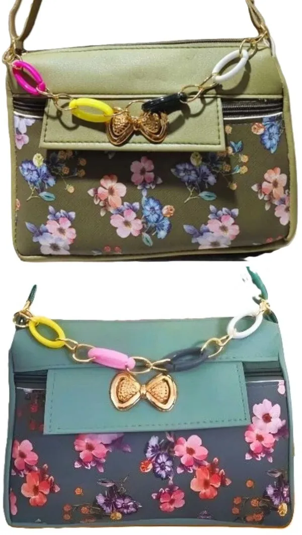 Green_PU_Sling_Bag_For_Women_Pack_Of_2