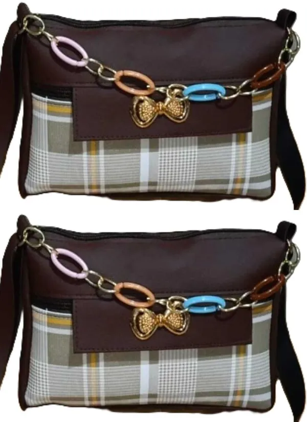 Maroon_And_White_PU_Sling_Bag_For_Women_Pack_Of_2