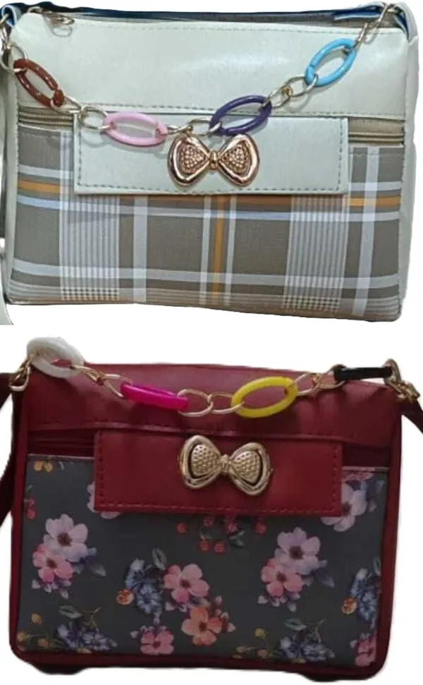 Maroon_PU_Sling_Bag_For_Women